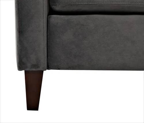 Vista 26 de Muebles modernos clásicos capitoné de tres plazas tapizados de tela de terciopelo para habitación, cómodos sofás de oficina, mini sofás, asiento