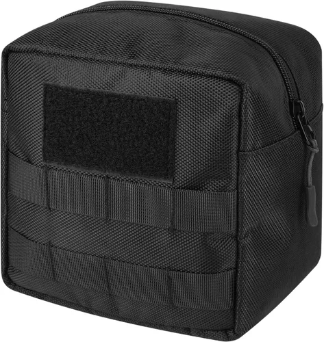 Xxerciz Molle Pouch Travel Carry Case for Walkers Razor Slim Electronic Muff EDC Pouch Tactical Bag with Molle Attachments