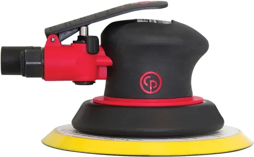 Vista 5 de Chicago Pneumatic CP7255E-3 - Lijadora orbital aleatoria de aire, mejoras para el hogar, herramientas de carpintería, pulidora, herramienta