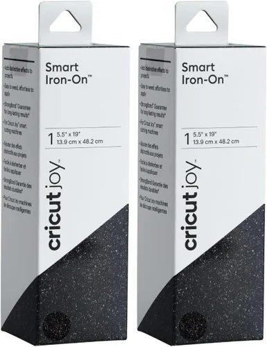 Vista 13 de Cricut Joy Smart Glitter - Vinilo termotransferible para planchar, color aguamarina, (rollo de 5.5 x 19 pulgadas), vinilo de transferencia de calor