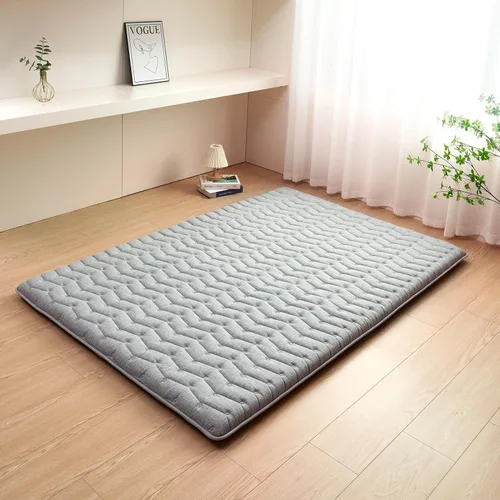 Vista 11 de Colchón de piso japonés de espuma premium Futón de tamaño completo 54"x 80", colchón de piso 100% de espuma de alta densidad cómodo, almohadilla
