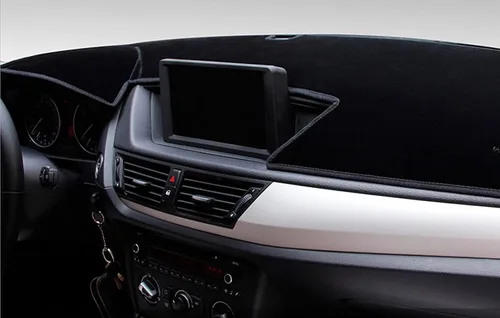 Vista 3 de Cubierta de consola central negra de ajuste personalizado para salpicadero, protector solar compatible con Honda HRV 2023 2024 2025