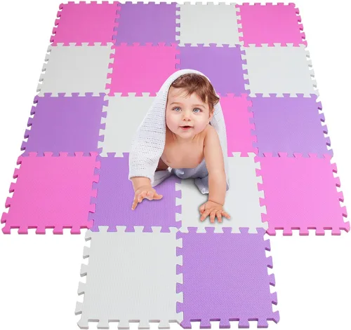 Vista 12 de meiqicool Alfombrilla de Espuma para Juego Gruesa de EVA entrelazada para Pisos, Suave, para Niños, Yoga, Ejercicio, Tablero de Bloqueo