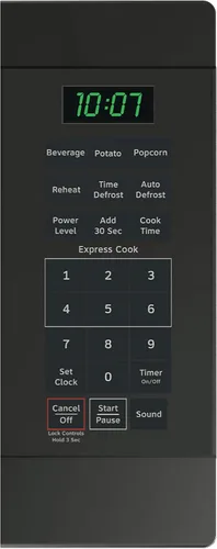 Vista 2 de Hotpoint RES1072DTBB Horno microondas de 0.7 pies cúbicos de capacidad, color negro