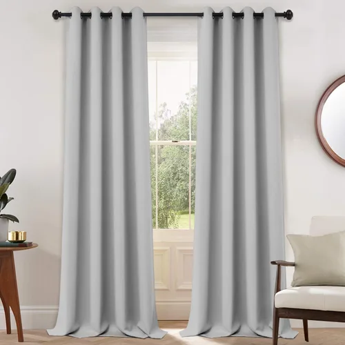 52"W x 108"L (Pack of 2) · Gris claro