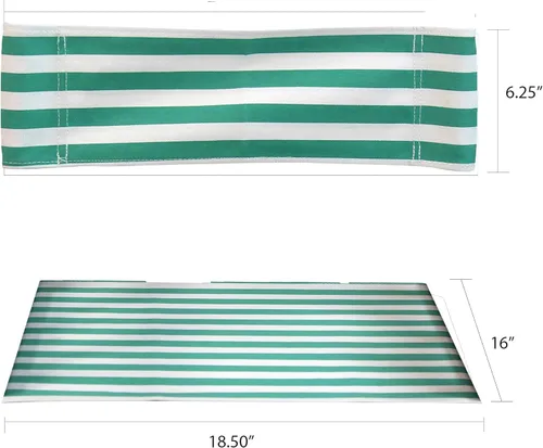 Vista 33 de Casual Home Lona de repuesto para silla de director, color verde oliva