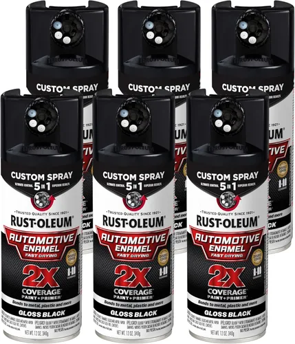 Vista 16 de Rust-Oleum 2X Pintura en aerosol 5 en 1 esmaltada automotriz Brillo Transparente