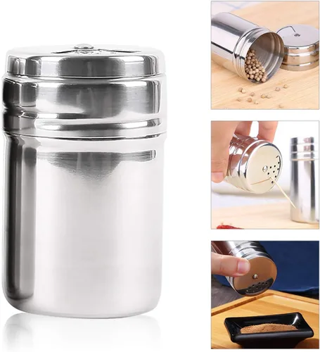 Vista 5 de FantasyDay Juego de regalo de tarro de especias con tapas cocteleras, condimentos de alimentos, botella de aderezo con bolsa de viaje, sal/azúcar