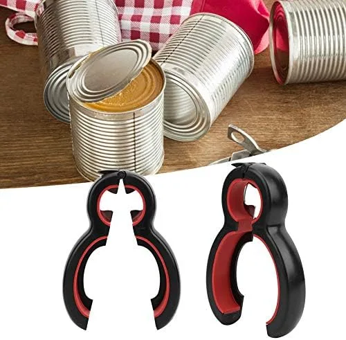 Vista 6 de Abrelatas 6 en 1, abridor de botellas, abridor de botellas multifuncional, accesorios de mano para cocina, 2