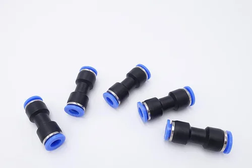 Vista 17 de Empuje para conectar, tubo de 1/2 pulgada OD, conector de dos vías de unión recta de aire neumático (paquete de 5)