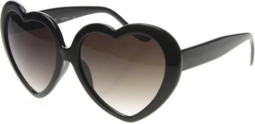 Vista 2 de zeroUV Oversized Heart Shaped Sunglasses UV400 Cute Trendy Love Fashion Eyewear for Women 52mm