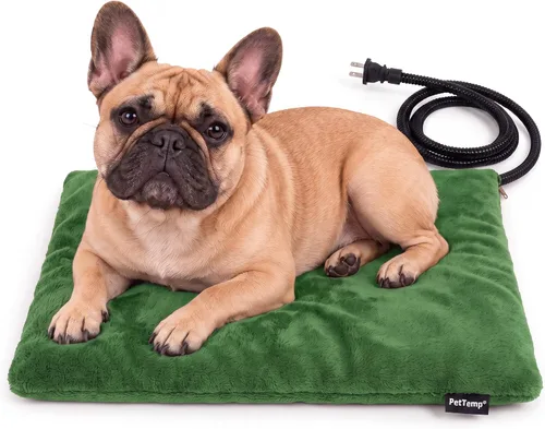 Vista 21 de Almohadilla térmica para mascotas para gatos, perros, interiores y exteriores, impermeable, con calefacción, cama para gatos, cama climatizada