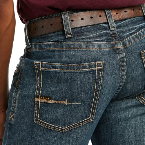 Vista 4 de ARIAT Rebar M4 Slim Fit Durastretch Straight Leg Jean - Vaqueros de trabajo para hombre
