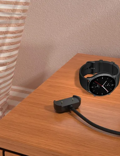 Vista 6 de Sinoacc Cargador de 3.3 pies para Amazfit Bip 5/3/3 Pro/U, GTS 4 Mini/2/2 Mini/2E, Trex Pro, Zepp E/Z, Active, GTR 2/2E, cable de carga magnético