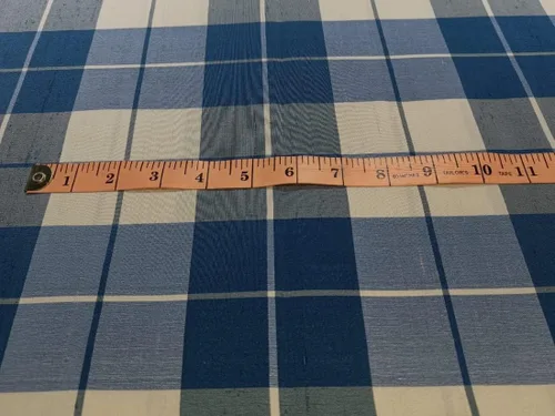 Vista 2 de 100% seda Dupion tela cuadros 54" ancho DUPNEWC24[1]