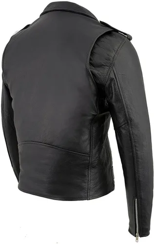 Vista 8 de Milwaukee cuero para hombre motocicleta