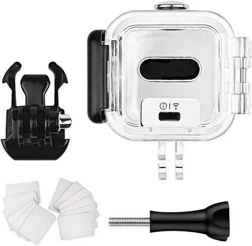 Vista 6 de FitStill Carcasa protectora de buceo impermeable de 196 pies/196.9 ft para Go Pro Hero 5 Session Hero 4 sesiones con soporte de montaje para Go Pro