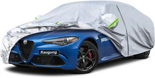 Vista 12 de Kaugung - Funda de automóvil de 6 capas con ajuste personalizado para Toyota Camry Sedan de 1991 a 2025, cubierta impermeable para todo