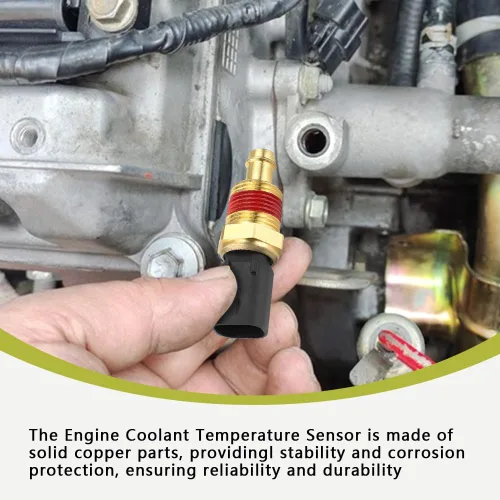 Vista 5 de Sensor de temperatura del refrigerante del motor, sensor de temperatura para automóvil, accesorios de sensor de temperatura del agua del motor
