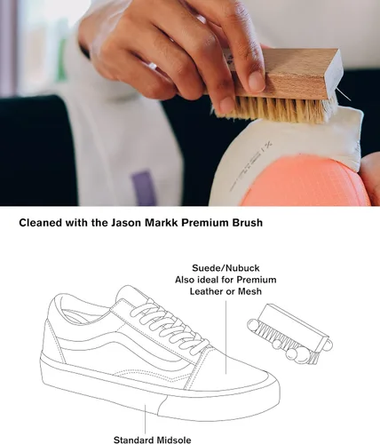 Vista 4 de Jason Markk Shoe Cleaning Brush and 8 Ounce Shoe Cleaner Bundles