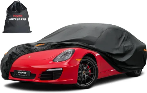 Vista 52 de Kayme Funda para Automóvil Impermeable para Todo Clima para Automóviles, Ajuste Universal para Sedán/Deportivos/Cupé Compatible con Mazda Miata MX5