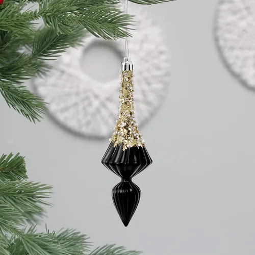 Vista 6 de RoseCraft Juego de adornos de Navidad, bolas de Navidad inastillables de plástico de 6.3 pulgadas, adornos colgantes para decoración de árbol