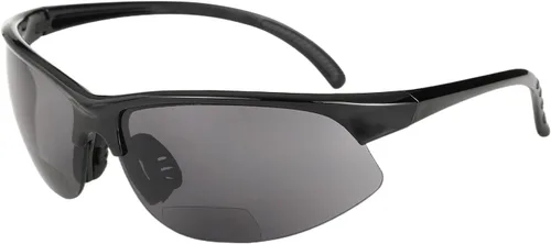 Vista 2 de Mass Vision Gafas de sol para hombre con lente de lectura bifocal, medio borde deportivo moda