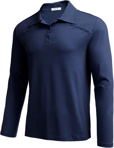 Vista 6 de Deyeek Camisas de cirugía posterior al hombro para hombres, ropa de quimioterapia de manga larga