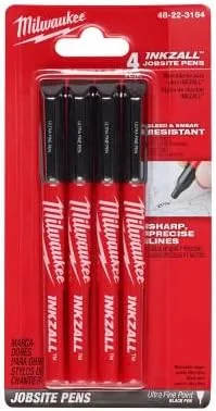 Vista 3 de Milwaukee BOLÍGRAFO FINO ULTRA NEGRO 4PK 48-22-3164