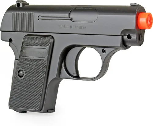 Vista 9 de BBTac - Juego de dos pistolas Airsoft, de bolsillo, con estuche de almacenamiento (color plata y negro)