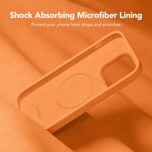 Vista 786 de GONEZ Funda magnética para iPhone 14, compatible con Magsafe, con protector de pantalla + protector de cámara, forro de microfibra antiarañazos