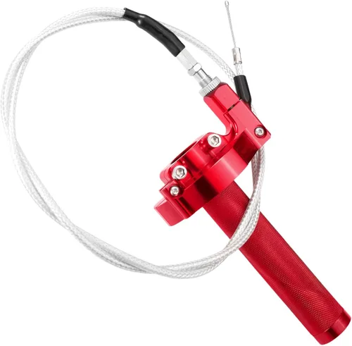 Vista 28 de Throttle Grip Throttle Cable Motorcycle 22mm Universal CNC Aluminum Accelerator Throttle Twist Grips Handlebars for KLX CR CRF EXC XR TTR CB SSR ATV