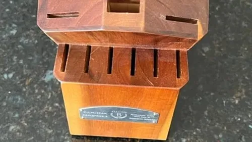 Vista 2 de Juego de cuchillos de cocina de alta calidad de 15 piezas Incluye cuchillo de chef, cuchillo de pan, cuchillo de cortar, cuchillo sankotu