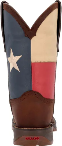 Vista 4 de Durango DB4446 Western - Botas de meter con bandera de 11 pulgadas para hombre, Marrón