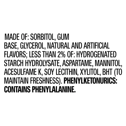 Vista 3 de ORBIT Goma de mascar sin azúcar de menta, 12 paquetes de 14 piezas (168 piezas en total)