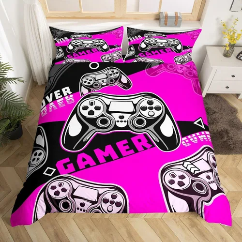 Vista 17 de Juego de ropa de cama de panal de abeja, funda de edredón geométrica 3D de colmena hexagonal de colmena tamaño Queen para niños y hombres, funda