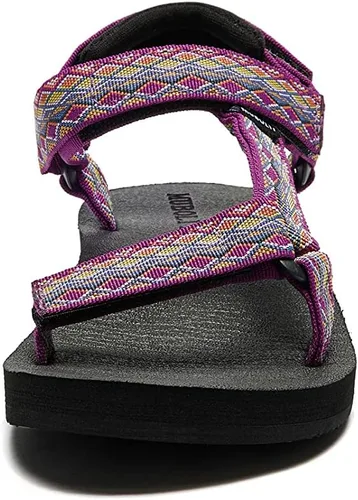 Vista 3 de Muboliy Sandalias originales para mujer, cómodas, de secado rápido, informales, deportivas, para caminar, senderismo, sandalias acuáticas