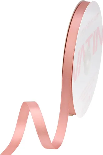 Vista 154 de VATIN - Cinta de satén de doble cara beige de 1/4", 25 yardas continuas, cinta de poliéster beige para ramo de lazos, envoltura de regalos, arreglo