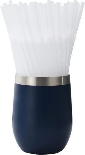 Vista 8 de ALINK Paquete de 100 pajitas flexibles transparentes para beber, pajitas flexibles de plástico desechables, 7.75 x 0.23 pulgadas