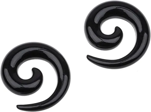Vista 4 de Linkning Ear Stretching Kit 84 PCS Spiral Taper Gauges Heart Tunnels Plugs Acrylic Expander Sets14G-00G Body piercing jewelry for ears