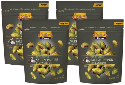 Vista 9 de Pistachos sazonados sin cáscara, sabor alitas de búfalo, bolsas de 2.5 onzas, paquete de 8, Kosher