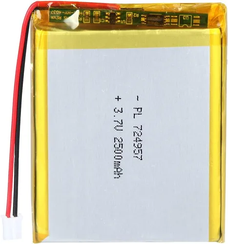 Vista 9 de Batería LiPo de 3.7V 1000mAh 102050, batería recargable de polímero de litio con conector y cable JST PH2.0.000 in, reemplazo para altavoz