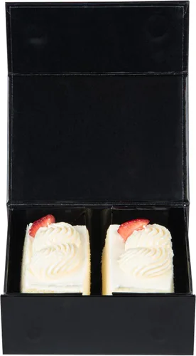 Vista 10 de Restaurantware Cajas de regalo magnéticas de 5 x 4 x 2.4 pulgadas, 10 cajas de regalo plegables resistentes – para propuestas de padrino y dama