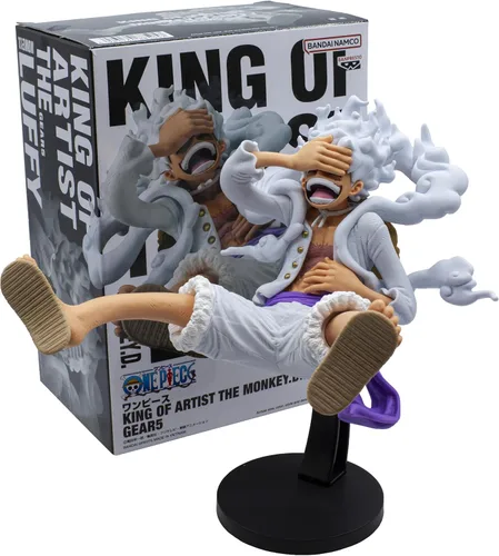 Vista 7 de Banpresto - One Piece - El Monkey D. Luffy (Gear 5), Figura King of Artist de Bandai Spirits
