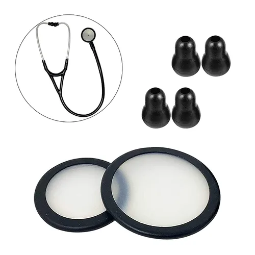 Kit de accesorios de repuesto para Classic 3 Cardiology 3 y Cardiology 4 para piezas de repuesto para estetoscopio Littman y piezas de repuesto para