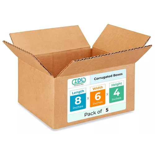Vista 20 de Cajas de mudanza y envío de cubos pequeños de 9 x 9 x 9 pulgadas (paquete de 5) – Extra resistentes 200 libras frente a las regulares – Cajas
