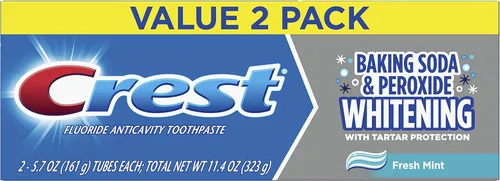 Vista 3 de Crest Extra White + Scope Outlast Pasta de dientes de menta de larga duración, 4 onzas (paquete de 6)