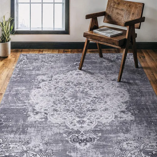 Vista 35 de CAMILSON Alfombras modernas de lujo con diamantes abstractos de 5 x 7 pies, suave, resistente a las manchas, fácil limpieza, no desprende pelo