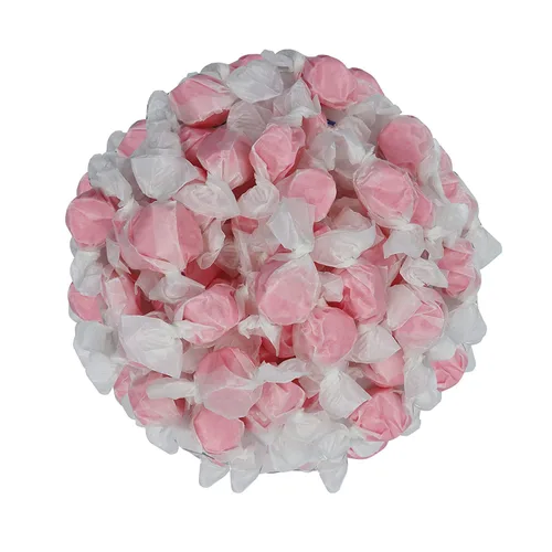 Vista 5 de Dulces gourmet suaves y masticables de agua salada, envueltos individualmente, bolsa a granel (pastel de manzana, 1 libra (paquete de 1))