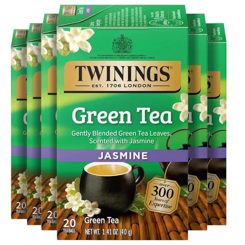 Vista 91 de Twinings, Green Tea with Pomegranate, Raspberry, & Strawberry - Té verde con granada, frambuesa y fresa, con cafeína, té en bolsas individuales